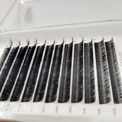 China Baba Natural Soft Retail 0.12/0.15/0.20mm Matte Black Ellipse Ali Lashes Private Label False Eyelash Extension Online Shopping for sale