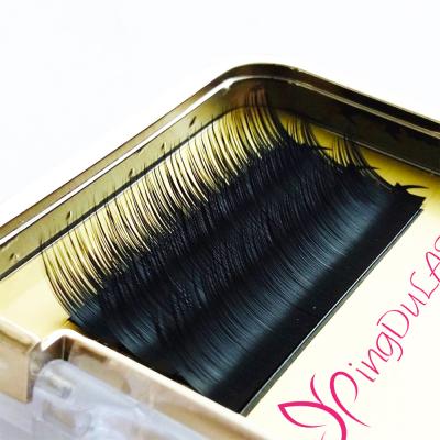 China Double Layer Camellia Easy Fan Lash Extension Natural Private Label for sale