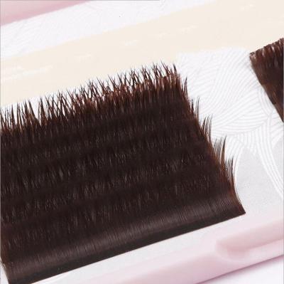 China Newest Thick V Eyelashes C/D Loop VVV Shape Volume Eyelash Extension 8-15mm V Blooming Wick for sale