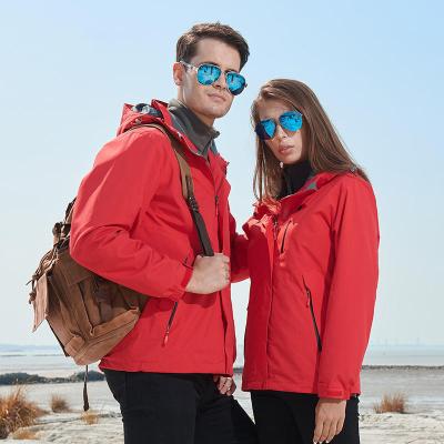 China Viable Regular Solid Color Plus Size Increasing Pizex Training Men's Velvet Plus Size Anorak Sport Jacket For Couples for sale