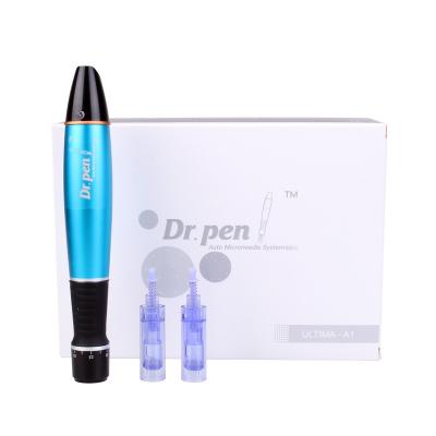 China Auto dermapen Anti-puffiness TUMBLE radio for forehead fine lines wrinkles electric derma pen microneedle dr pen A1 GHY-604 for sale