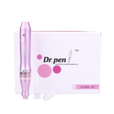 China Anti-Puffiness Home Use Metal Derma Pen Wired Shell Material Wired Miconeedle Electric Dermapen With Needles for sale