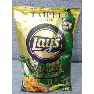 China Economy Bulk Purchase: Lays Spicy Pepper Squid-Flavored Potato Chips -  70g, Ideal for Wholesale for sale