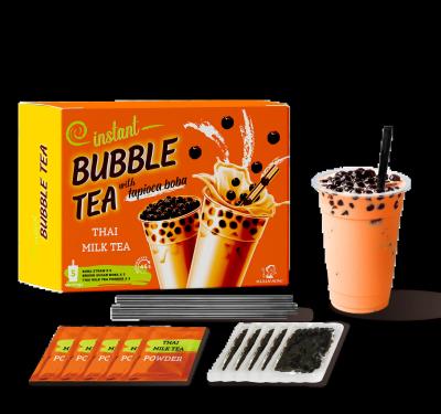 China Introducing the Finest Wholesale Bubble Tea Kit - Experience Authentic Thai Tea -Flavored Brown Sugar Boba Tea Delight zu verkaufen