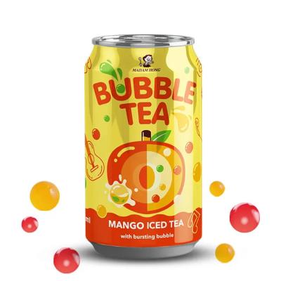 China Best Sale for Beverage Wholesalers: 320ml * 24 Bottles of Taiwan Mang  Bubble Milk Tea Canned Drink Beverage with Bursti zu verkaufen