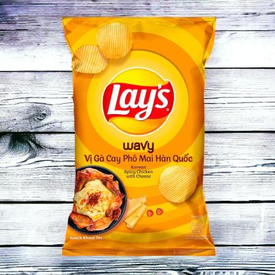 China Großhandels-/Einzelhandelskoffer: 160 x 28g Packungen von Lay's Korean Spicy Chicken mit Käseschmackchips zu verkaufen