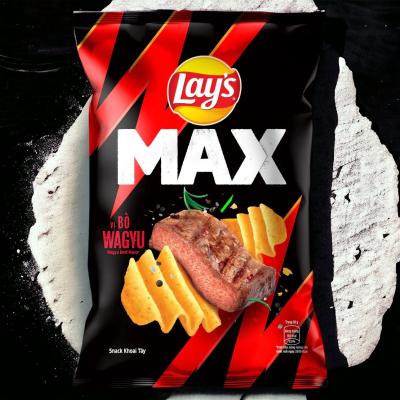 China Lay's 42 g Max Waygu Rindfleisch Steak Geschmack Chips Großhandel - 100 Stück für Einzelhändler und Händler zu verkaufen