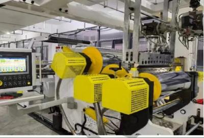 China Hochpräzisions-automatische Drei-Roll-Kalendermaschine Integrierte Produktionslinie zu verkaufen