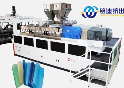 China Siemens Steuerung Kunststoff-PET-Blatt Extrusionsmaschine Linie Zwillingschraube 600mm-1500mm zu verkaufen