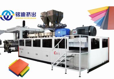 China PET PLA PP PS Multilayer Sheet Co-Extrusion Line Twin Screw Sheet Extruder for sale