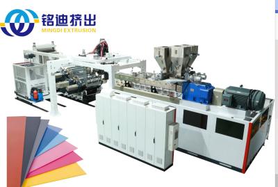 China PET-PLA-Produktionslinie für Kunststoffbleche für Möbel, Veneer, Extruder, Einzel-Zwei-Schraube zu verkaufen