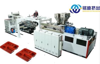 China 600kg/H 800kg/H Furniture Veneer Production Line PP PS EVA Sheet Extrusion Line for sale