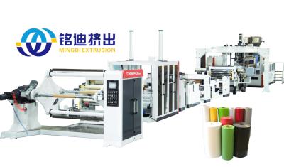 China 400 kg/h Línea de extrusión de bandas de borde de PVC Línea de fabricación de la máquina para la decoración de la oficina en el hogar en venta