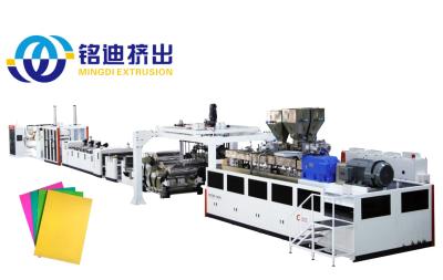 China APET PETG CPET PLA Blatt Zwei-Schrauben-Extrusionslinie 400-1200 kg/h Steuerung durch die PLC zu verkaufen