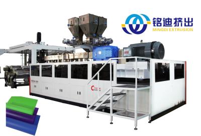 China Máquina para la fabricación de cartones gruesos para extrusoras de plástico de PP/PE/ABS/máquinas de extrusión de plástico/línea de producción de extrusión en venta