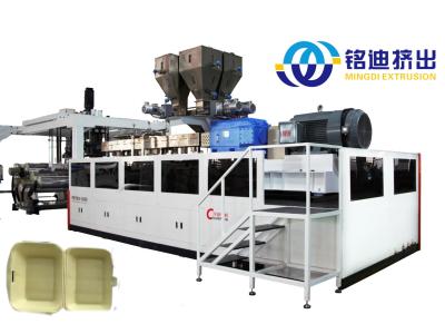 China PLC-Steuerung Parallel Co Rotation Twin Screw Extruder für Kunststoffmaschine zu verkaufen