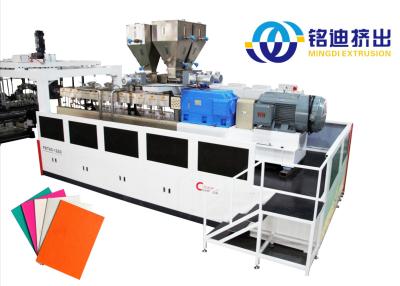 China Productielijn voor PP PS thermoformingplaat met twee schroeven van plastic extruder Te koop