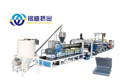 China Línea de extrusión de hojas de múltiples capas de control PLC, extrusora de plástico de múltiples capas 500-1400 kg/h en venta