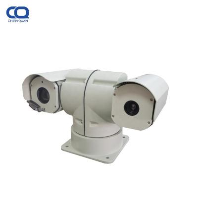 China NIGHT VISION 4km 640x512 50mm dual-sensor ptz daytime camera infrared thermal system for frontier vehicle mount for sale