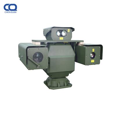 China NIGHT VISION Fog Penetration Surveillance Imagimg Vehicle Mounted Thermal Camera 16km 384X288 190mm for sale