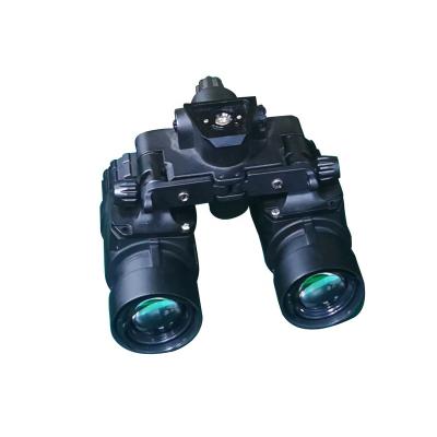 China helmet mounted night vision binoculars gen 2+ dual channel pvs 31 128x100x80mm for sale