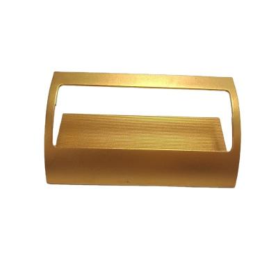 China Mill Manufacturer ZHONGLIAN Custom Finished 6063 Aluminum Extrusion With Gold Powder Coating for sale