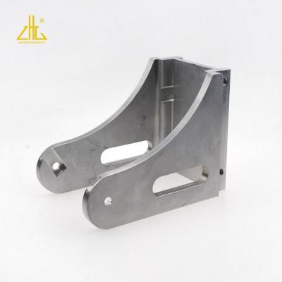 China 32mm Aluminum CNC Aluminum Flange Machined ZHONGLIAN CNC Aluminum Glass Flange for sale