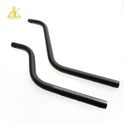 China Aluminum Aluminum Profile For Custom Bending CNC Pipes Black Powder Coating ZHONGLIAN for sale