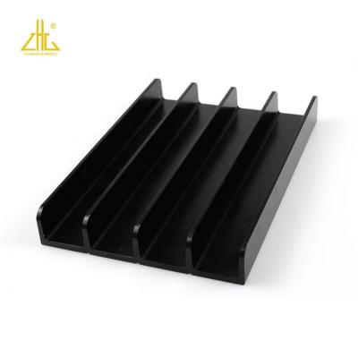 China Black Powder Coating Aluminum CNC Milling Parts Custom For ZHONGLIAN INDUSTRY for sale