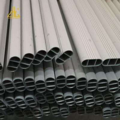 China Industry extrusion aluminum tube clothes rail service for modern clothes wardrobe and hanger on tall for sale