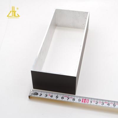 China Square Aluminum Tube ZHONGLIAN Made 6063 Material Powder Coated Aluminum Tubes In Stock for sale