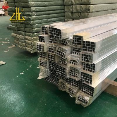 China Square Aluminum Tube Anodized ZHONGLIAN Thin Wall Aluminum Tube Small Sizes Custom for sale