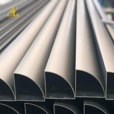 China Decorations Aluminum Profile Factory Customized 3003 6061 7075 Triangle Tube Oval Tube Any Shape Tube for sale