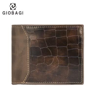 China Durable Classic Fashionable PU Credit Sublimation RFID Roneer Leather Men ID Money Clip Card Holder Wallet Wallets for sale