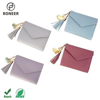 China 2021 cute style purse carteras cheap pu leather Mini Small Wallet Bag for ladies cute style acceptable for sale