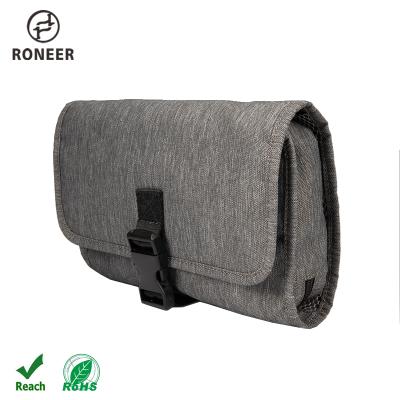 China Top Selling Casual Waterproof Nylon Cosmetic Bag Mens Breathable Travel Shaving Kit Toiletry Pouch for sale