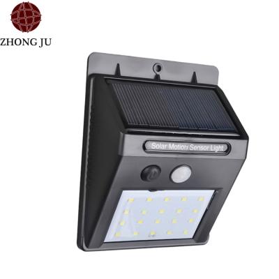 China Induction Mode High Quality 20 Led Solar Wall Light Waterproof Light for sale