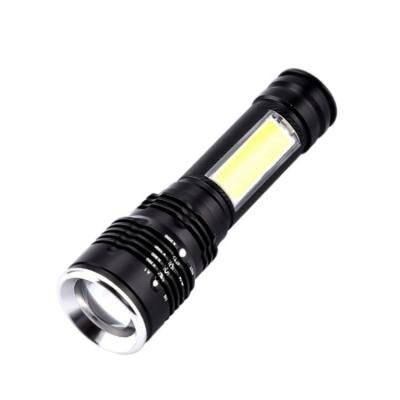 China Fashion 10W Strong Light Warm Aluminum Alloy Flashlights Rechargeable Telescopic System for sale