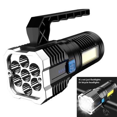 China Convenient Hot Fashion With Bottom Bicycle Mount Usb Flashlights And Torches Charging Flashlight for sale