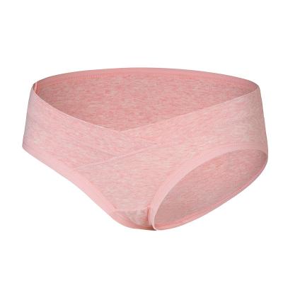 China Cotton V Waist Antibacterial Women's Pregnant Women Underwear Panties / Ladies Underwear for sale