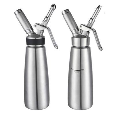 China Best Viable Selling 500ml Cream Whipper High Quality Stainless Steel With 3 Tips for sale