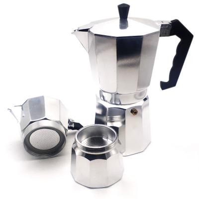 China Drinkware Multiple Sizes Aluminum Portable Espresso Coffee Maker for sale