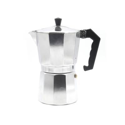 China High Quality Aluminum Espresso Coffee Maker Drinkware 1/2/3/6/9/12cups Mocha for sale