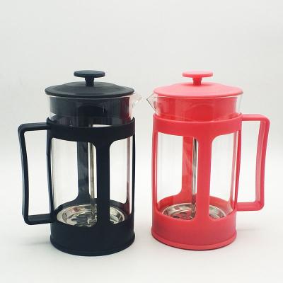 China Sustainable French Plastic Press 600ml Coffee And Tea Makers for sale