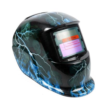 China Auto Darkening Manufacturers Promote Dim Solar Powered Welding Helmet LCD Display Auto Welding Helmet for sale