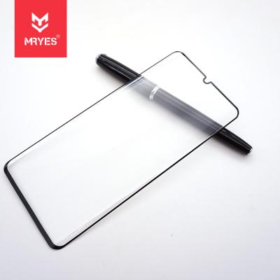 China 2021 MRYES Factory Hot Sale Mobile Phone Silk Printing Tempered Glass Screen Protector For Huawei P30 pro for sale