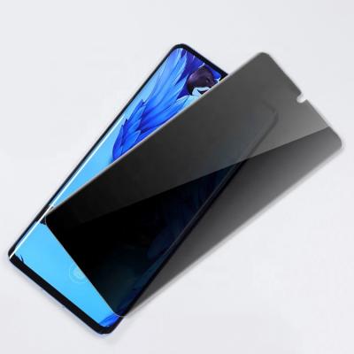 China MRYES 3D Mobile Phone Privacy Glue Full UV Liquid Curved Tempered Glass For Huawei P30 pro for sale