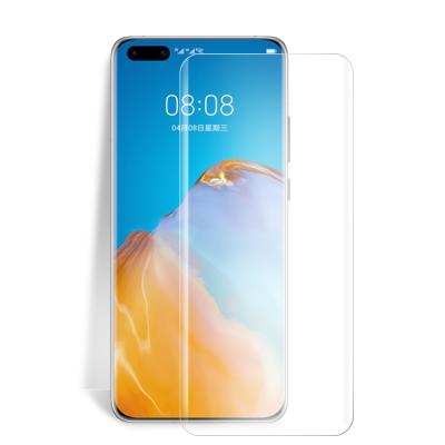 China Mobile Phone High Transparent For Huawei P40 Pro Tempered Glass Clear UV Liquid Screen Protector for sale