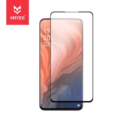 China MRYES 2021 Mobile Phone Printing Silk Clear Tempered Glass Hot Selling Mobile Phone Screen Protector For Oppo Reno for sale