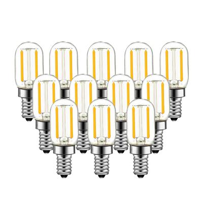 China Kitchen 1W 2200K E12 E14 T20 Filament Lamp Bulb Tubular Candelier Light Hotel House Garden Mini LED Led Candelabra Bulbs For Chandelier for sale